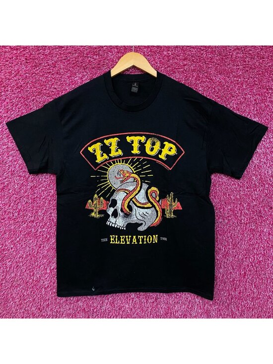ZZTop Other - ZZ Top Elevation Tour Rock Band Snake & Skull Graphic T-Shirt Large
